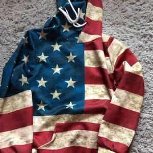 American flag hoodie